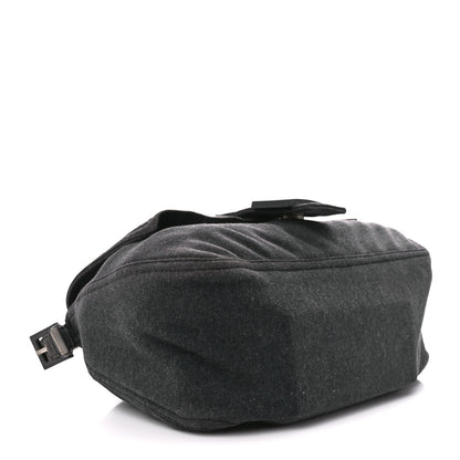 Fendi Jersey Big Forever Mama Baguette Grey 4 of 12