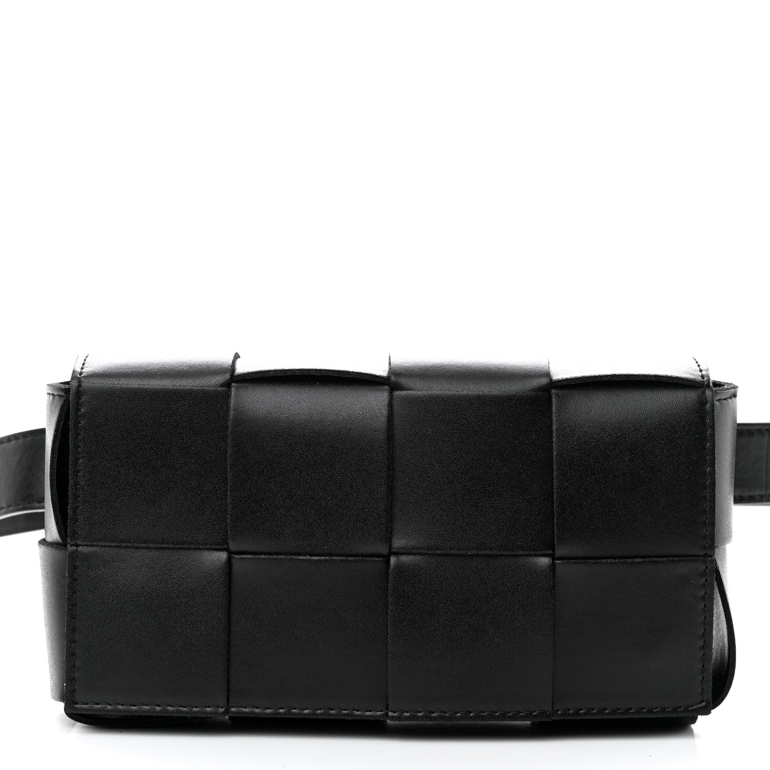 Bottega Veneta Nappa Maxi Intreccio The Belt Cassette Bag Black 7 of 9