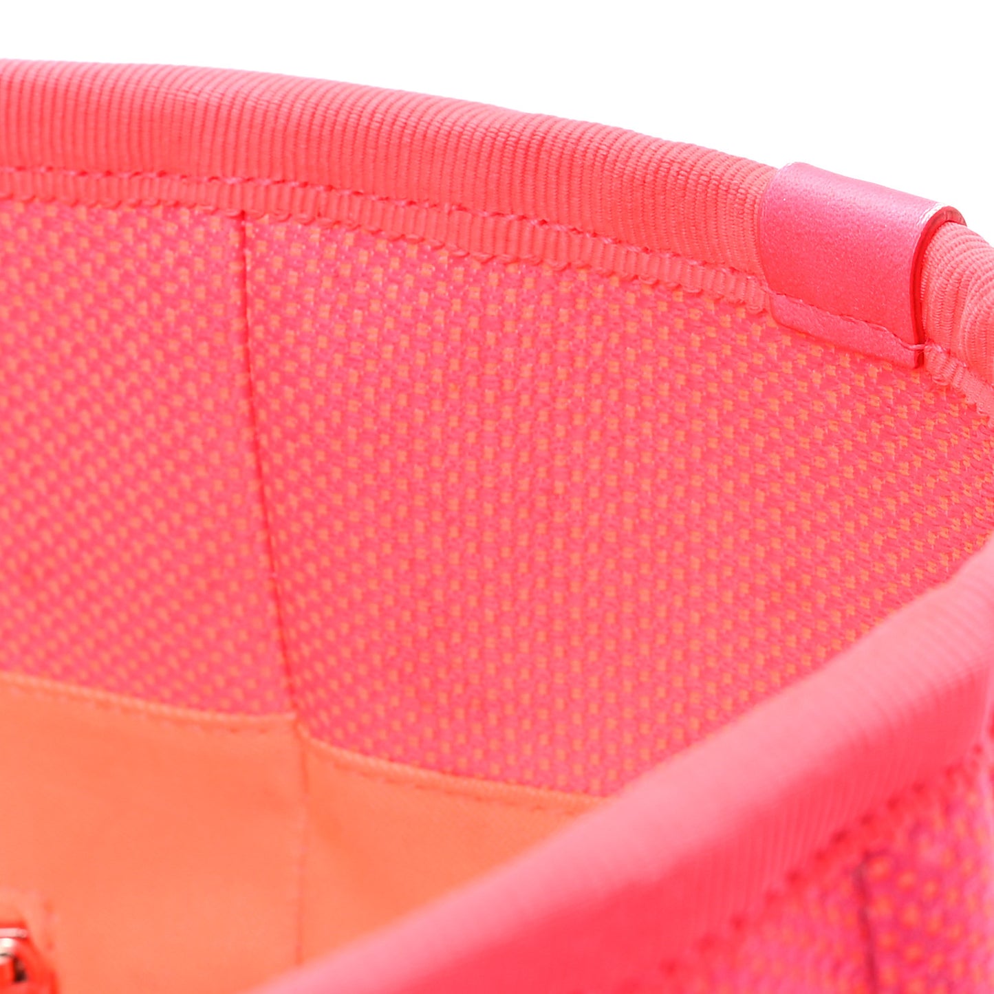 Mixed Fibers Small Deauville Tote Pink Orange