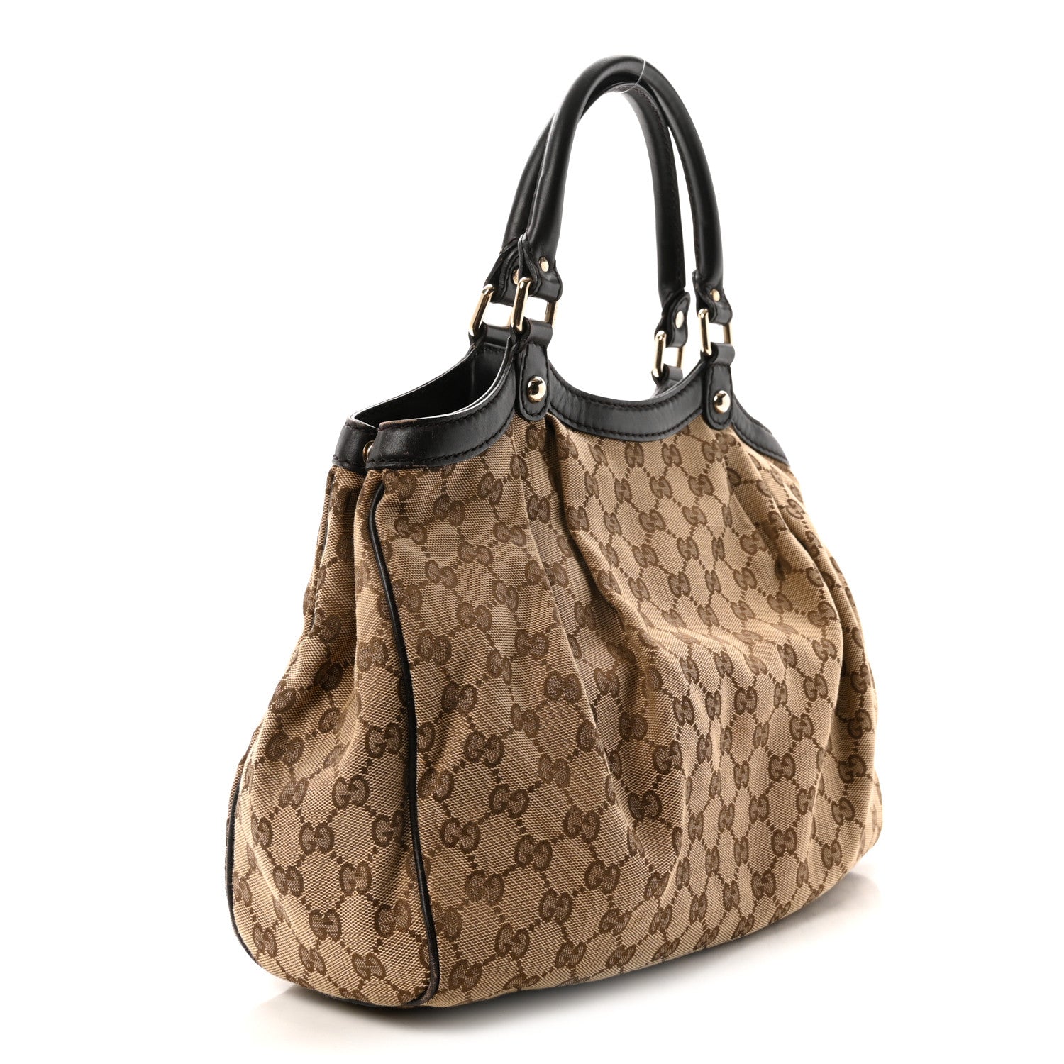 Gucci Monogram Medium Sukey Tote Dark Brown 3 of 10