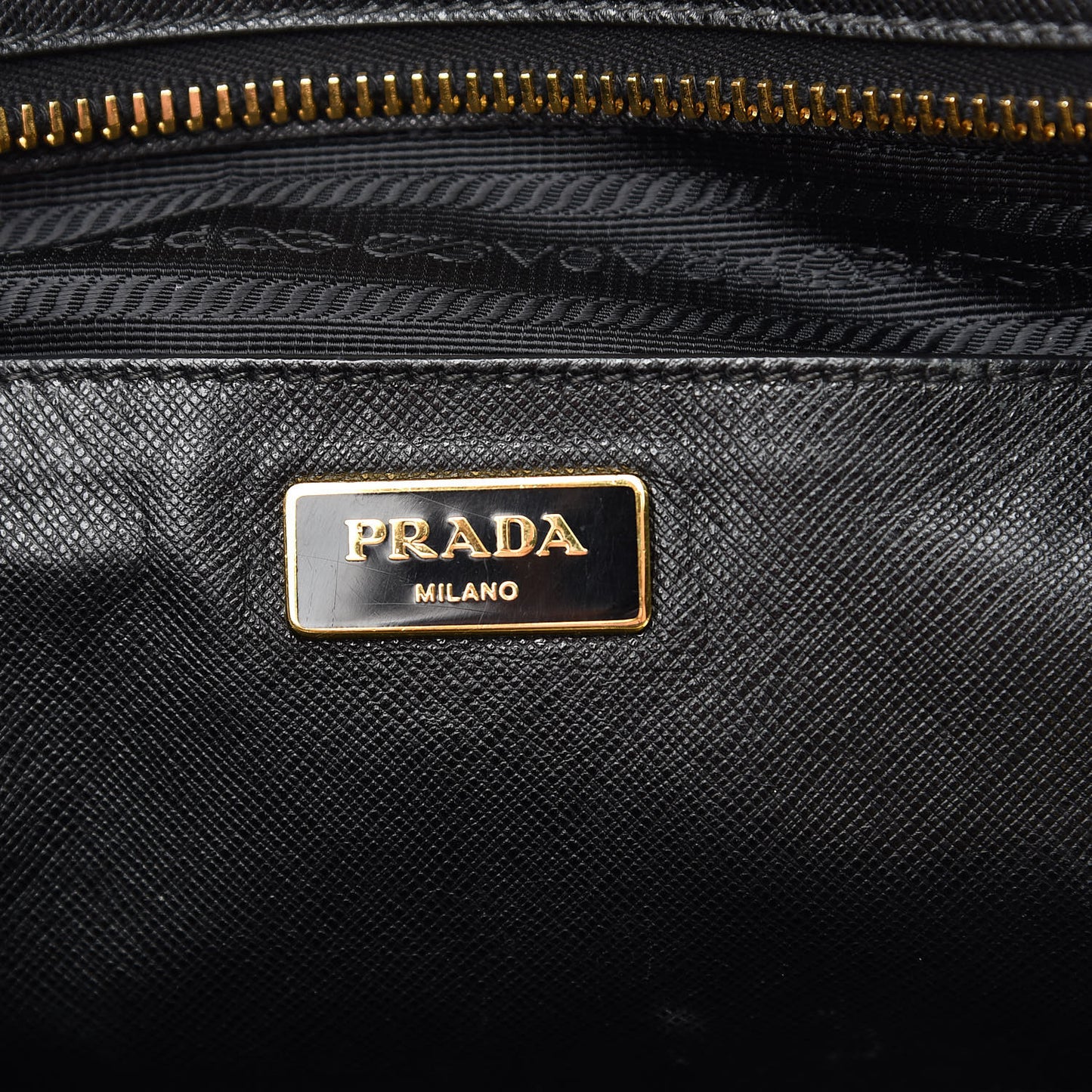 Saffiano Soft Bi-Color Tote Palissandro Black