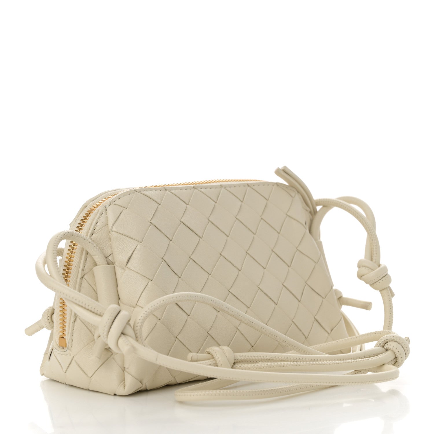 Bottega Veneta Nappa Intrecciato Concert Pouch Sea Salt 3 of 10
