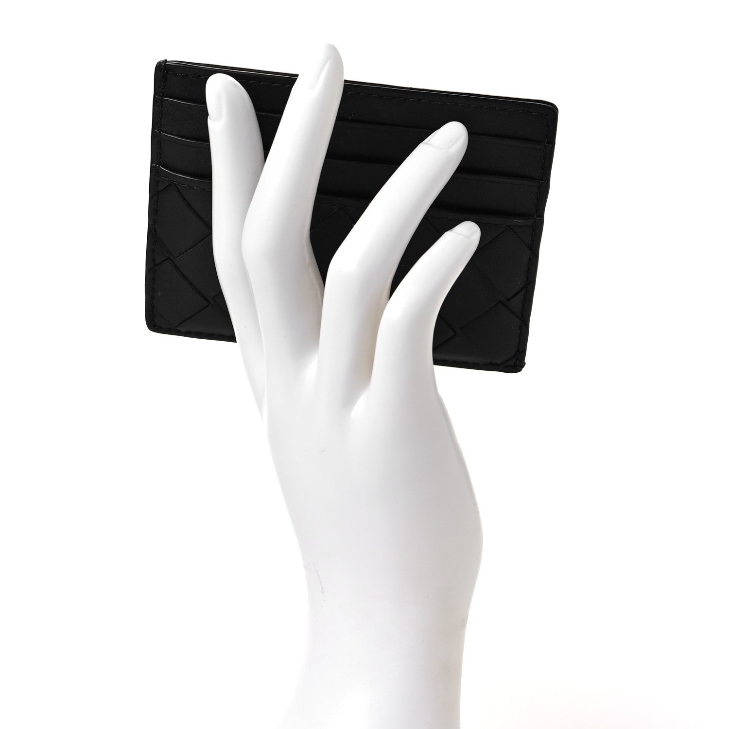 Bottega Veneta Nappa Intrecciato Card Holder Black 2 of 6