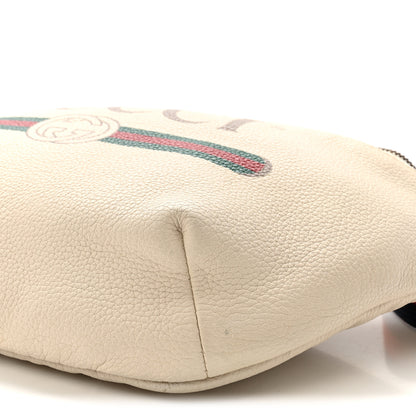 Gucci Grained Calfskin Logo Belt Bag White 10 of 10