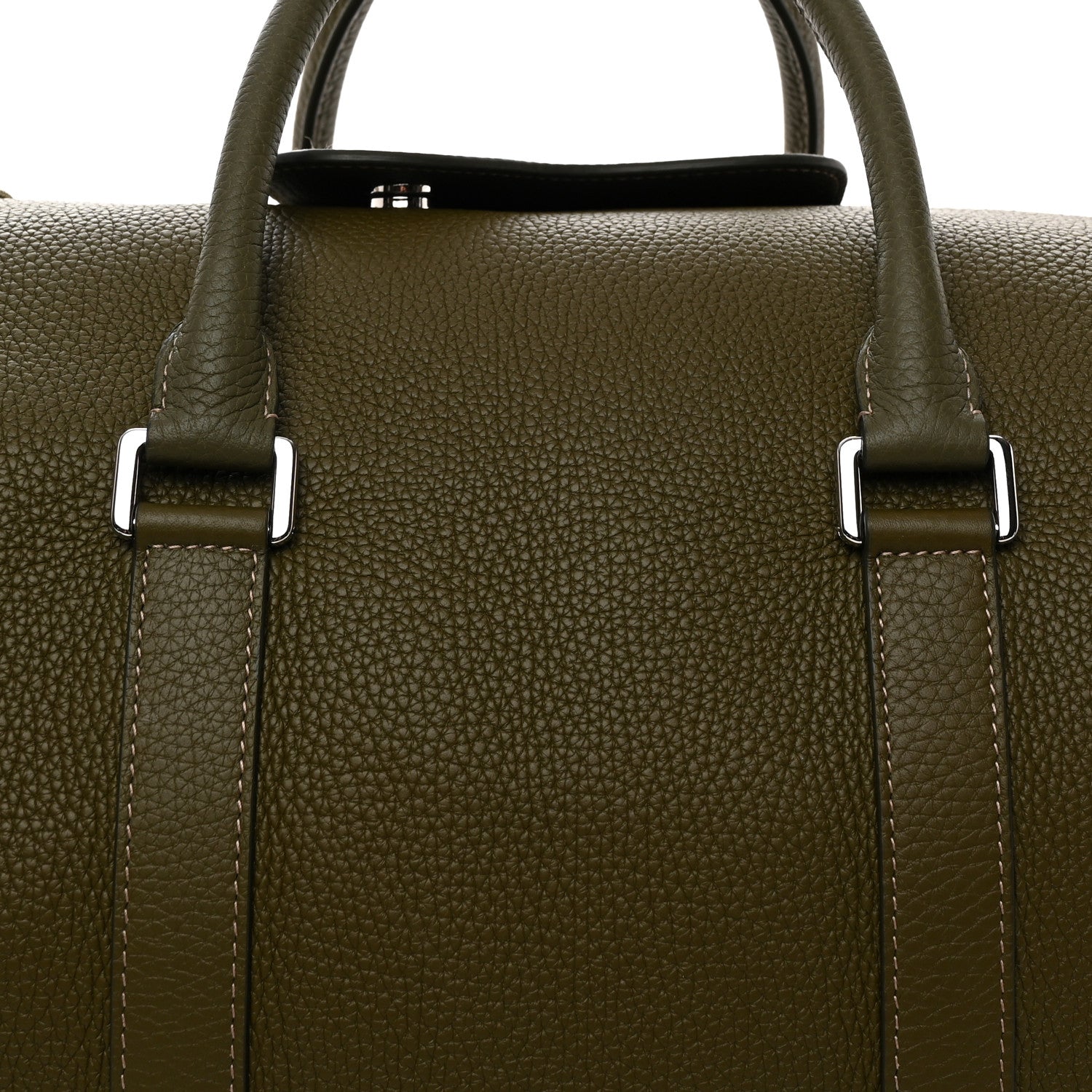 Christian Dior Calfskin Lingot 50 Bag Green 7 of 11