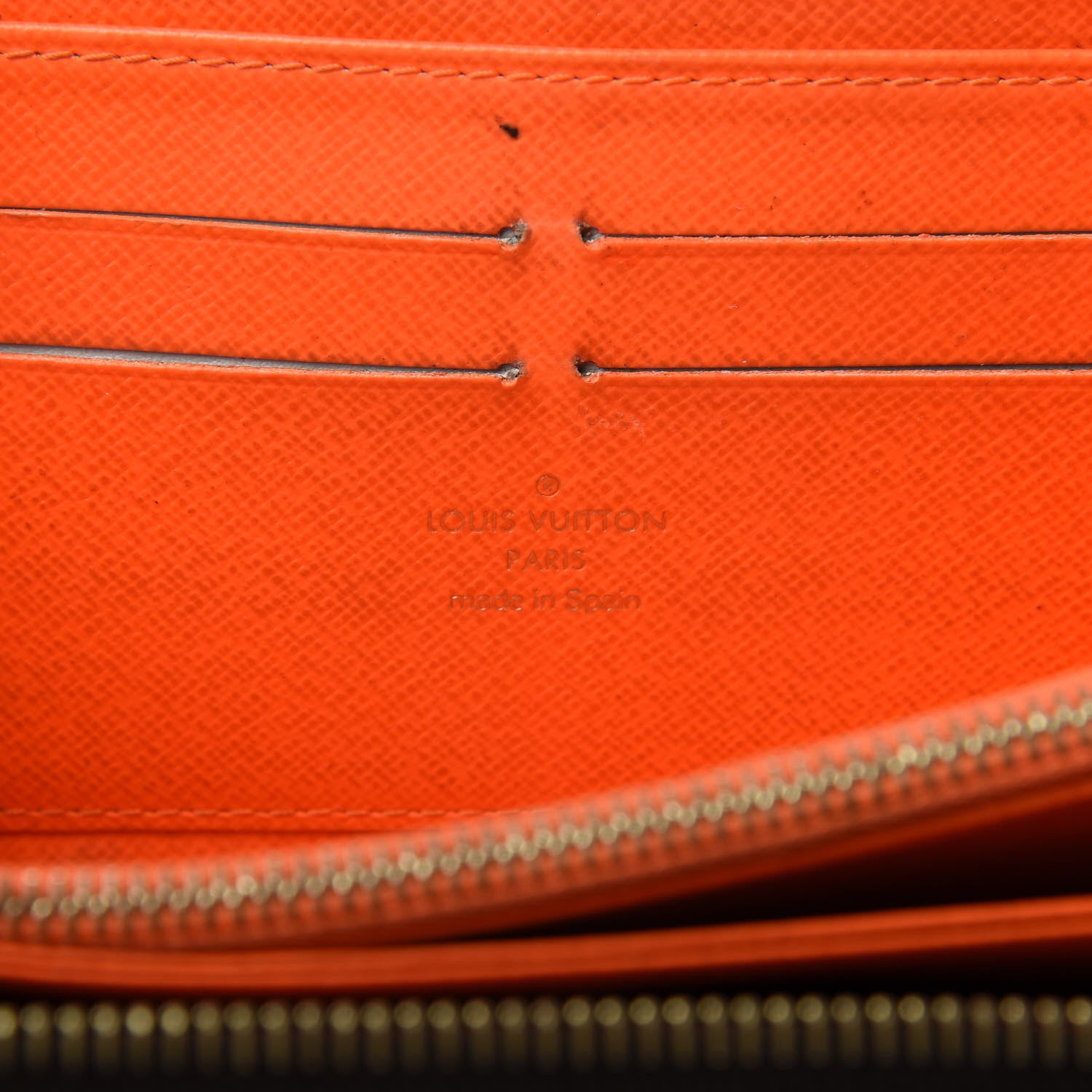 Louis Vuitton Monogram Graffiti Zippy Wallet Orange 8 of 12