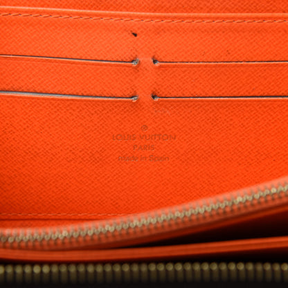 Louis Vuitton Monogram Graffiti Zippy Wallet Orange 8 of 12
