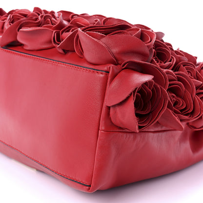 Valentino Garavani Nappa Atelier Rose Edition Large Tote Red 8 of 8
