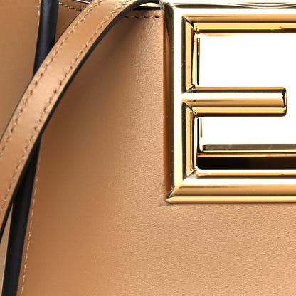 Fendi Vitello King Small Fendi Way Tote Miele Scuro 7 of 10