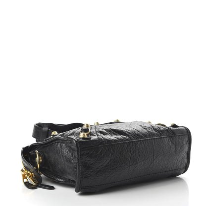 Balenciaga Agneau Giant 12 Gold Hardware Mini City Black 4 of 10