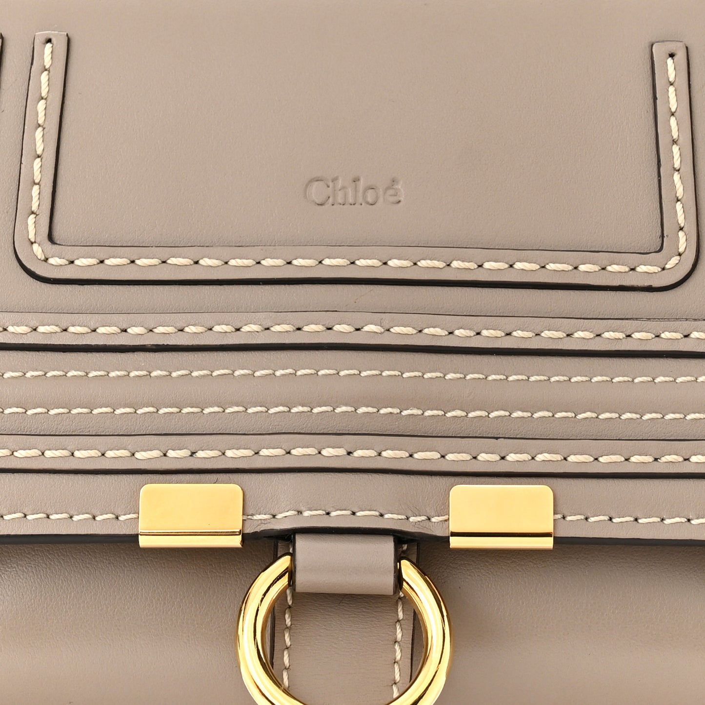 Calfskin Marcie Convertible Belt Bag Cashmere Grey