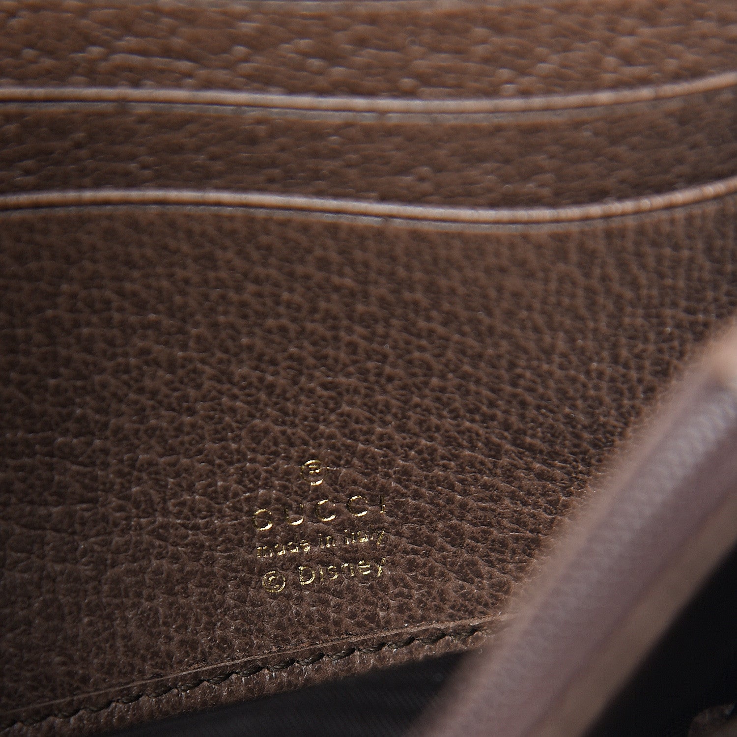 Gucci X DISNEY GG Supreme Monogram Web Three Little Pigs Ophidia Continental Wallet Beige New Acero 5 of 8