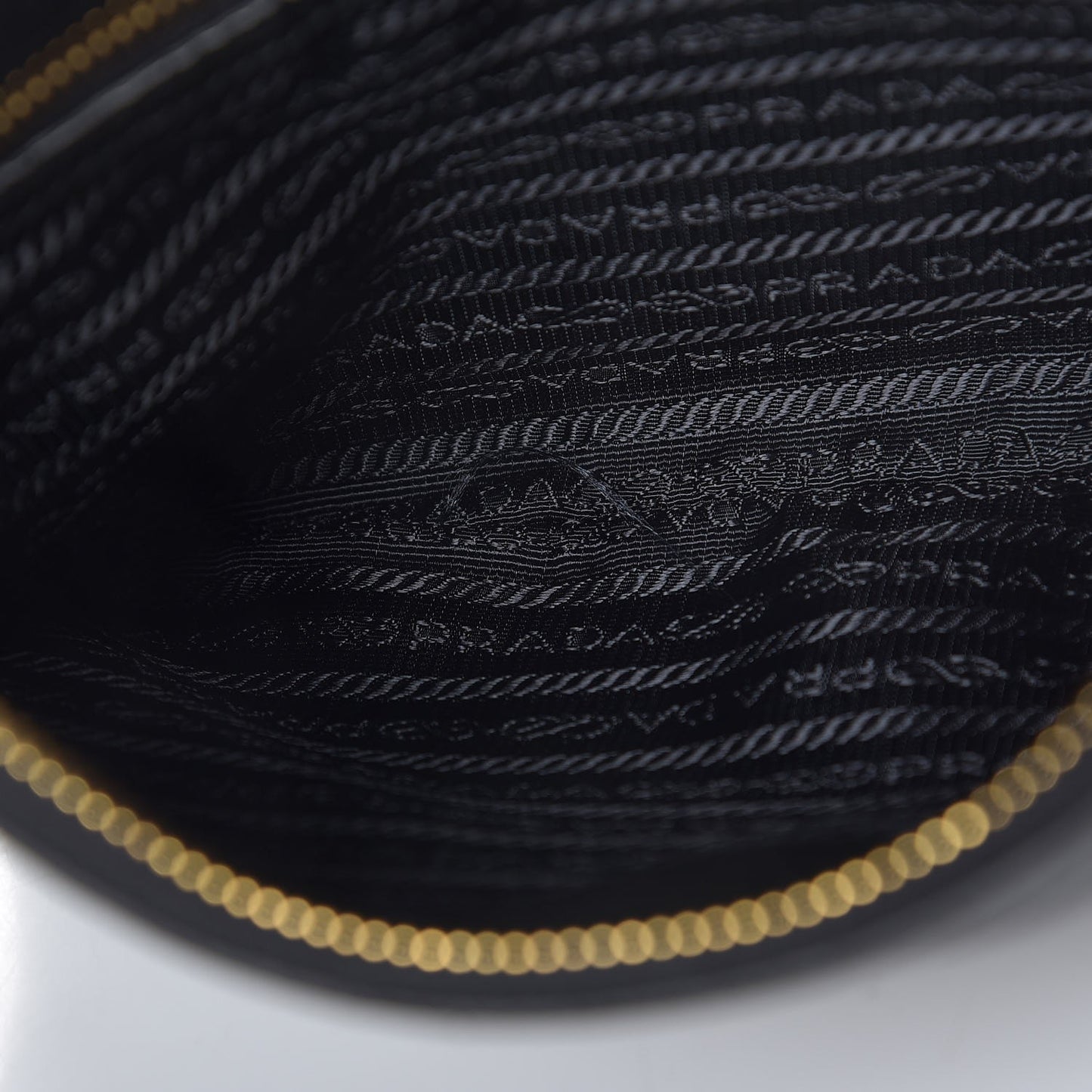Vitello Daino Double Zip Crossbody Bag Black