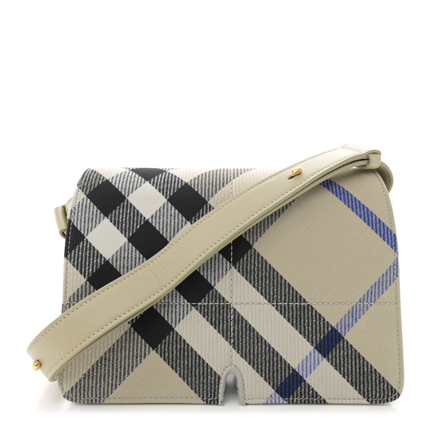 Burberry Jacquard Check Snip Bag Lichen 1 of 9