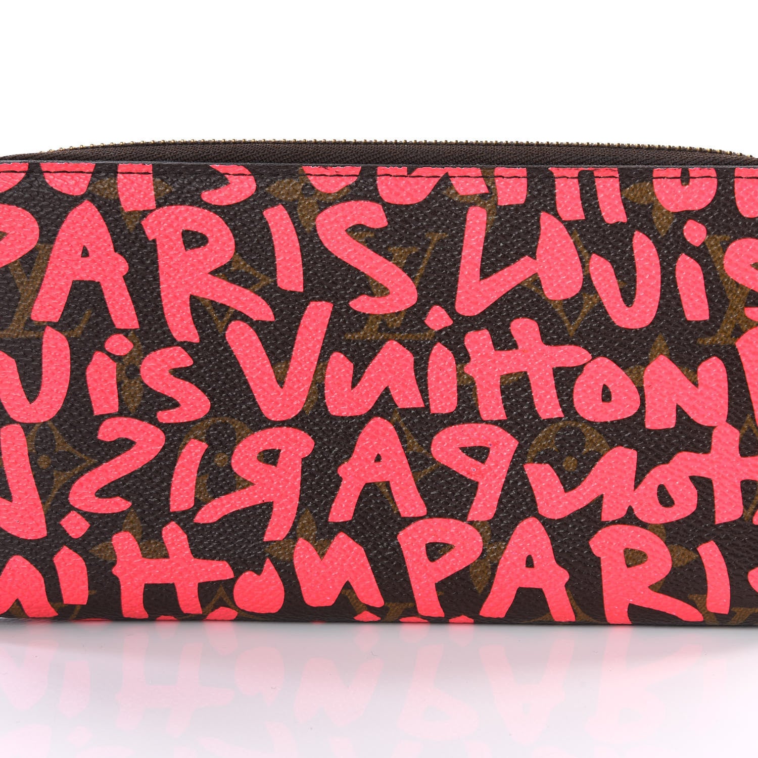 Louis Vuitton Monogram Graffiti Zippy Wallet Fuchsia 11 of 12