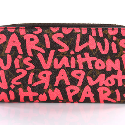 Louis Vuitton Monogram Graffiti Zippy Wallet Fuchsia 11 of 12