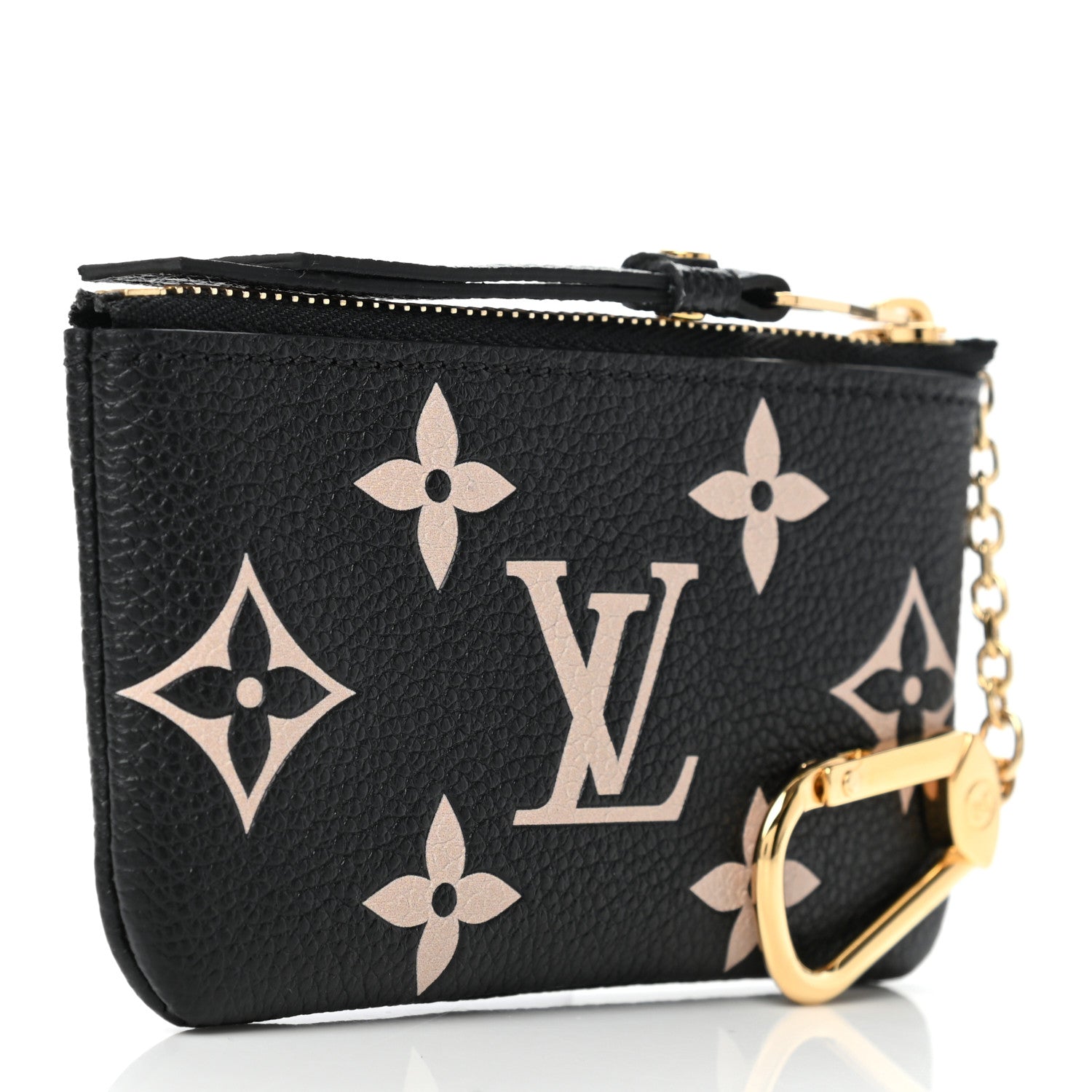 Louis Vuitton Empreinte Monogram Giant Key Pouch Black Beige 3 of 7