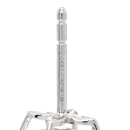Tiffany Platinum Diamond .64ct Small Victoria Earrings 4 of 4