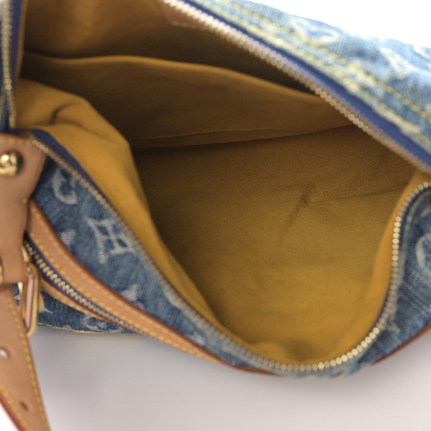 Louis Vuitton Monogram Denim Baggy PM Blue 5 of 8