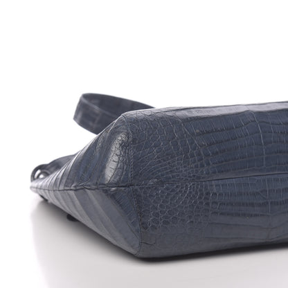 Nancy Gonzalez Crocodile Crossbody Bag Dark Blue 9 of 17