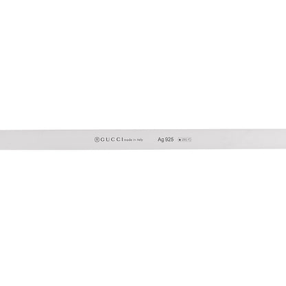 Gucci Sterling Silver Bar Pendant Necklace 3 of 5