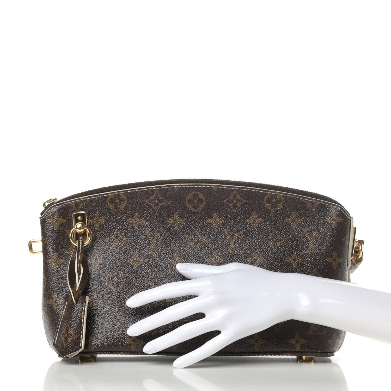 Louis Vuitton Monogram Shine Fetish Lockit Clutch 2 of 6