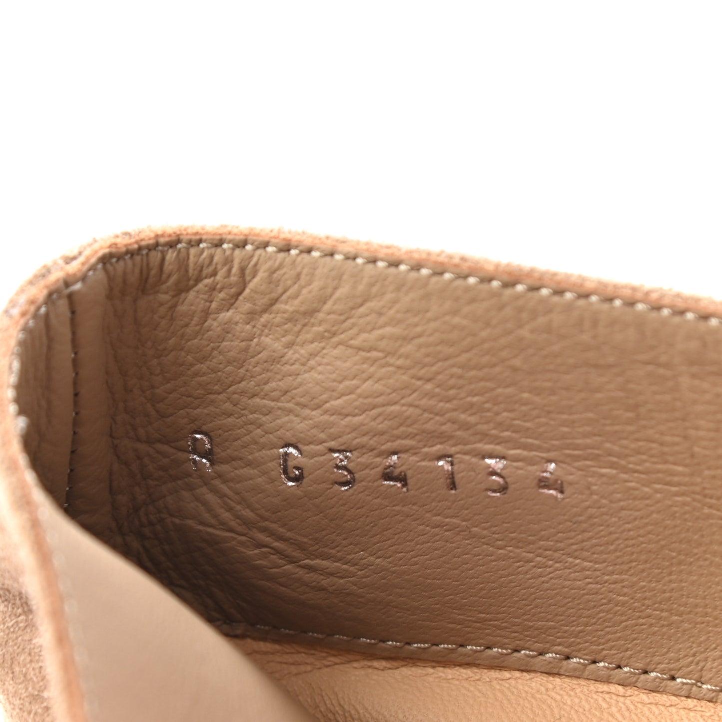 Suede Calfskin Satin Gabrielle Cap Toe Short Boots 37 Beige Black