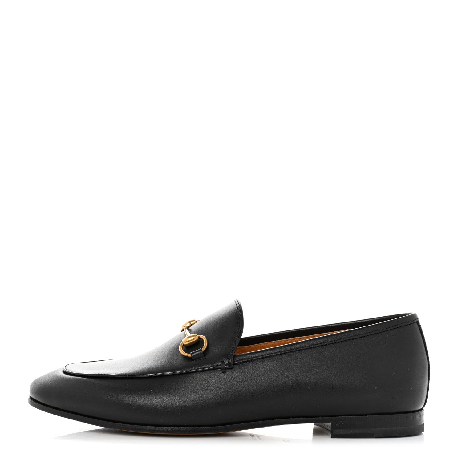 Gucci Calfskin Womens Jordaan Loafers 39 Black 1 of 9