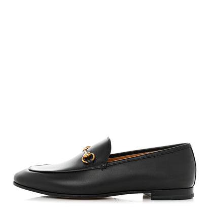 Gucci Calfskin Womens Jordaan Loafers 39 Black 1 of 9