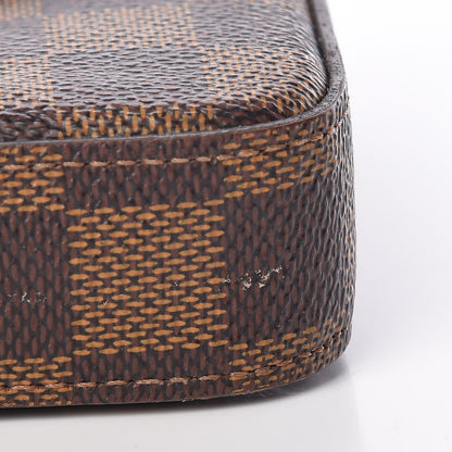 Louis Vuitton Damier Ebene Pochette Felicie Chain Wallet 14 of 15