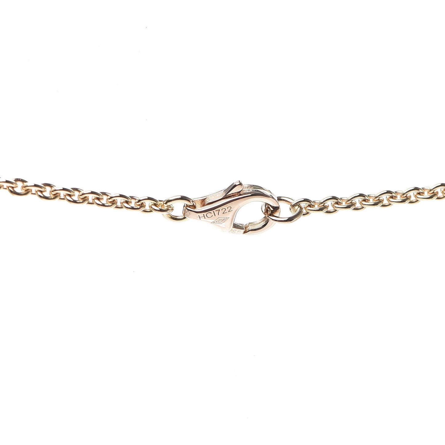 18K Pink Gold Interlocking LOVE Necklace