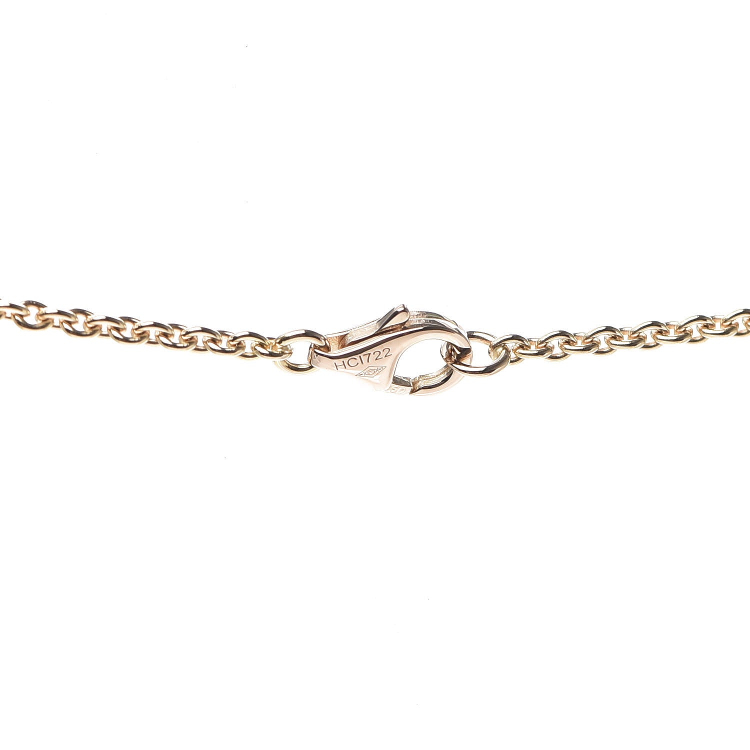 Cartier 18K Pink Gold Interlocking LOVE Necklace 6 of 9