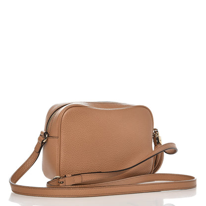 Gucci Pebbled Calfskin Small Soho Disco Bag Camelia 3 of 7