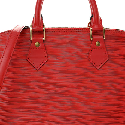 Louis Vuitton Epi Alma PM Castillan Red 8 of 14
