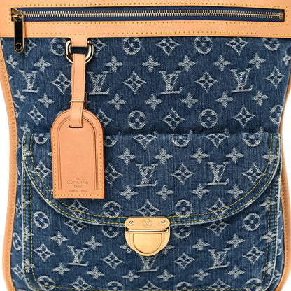 Louis Vuitton Monogram Denim Sac Plat 8 of 13
