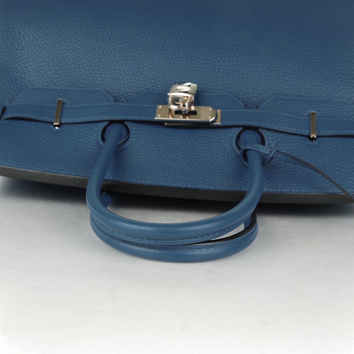 Hermes Taurillon Clemence Birkin 35 Bleu Thalassa 19 of 27