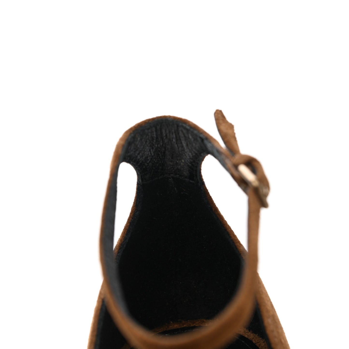 Suede Calfskin Opyum 110 Sandals 36.5 Cachemere Gold
