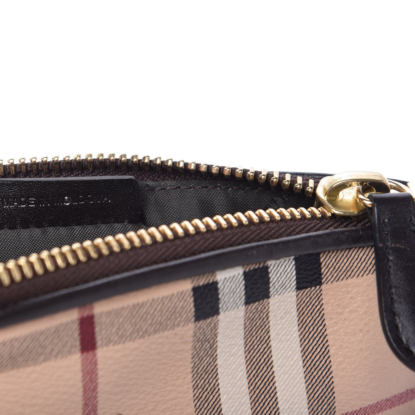 Haymarket Check Clara Pochette Chocolate