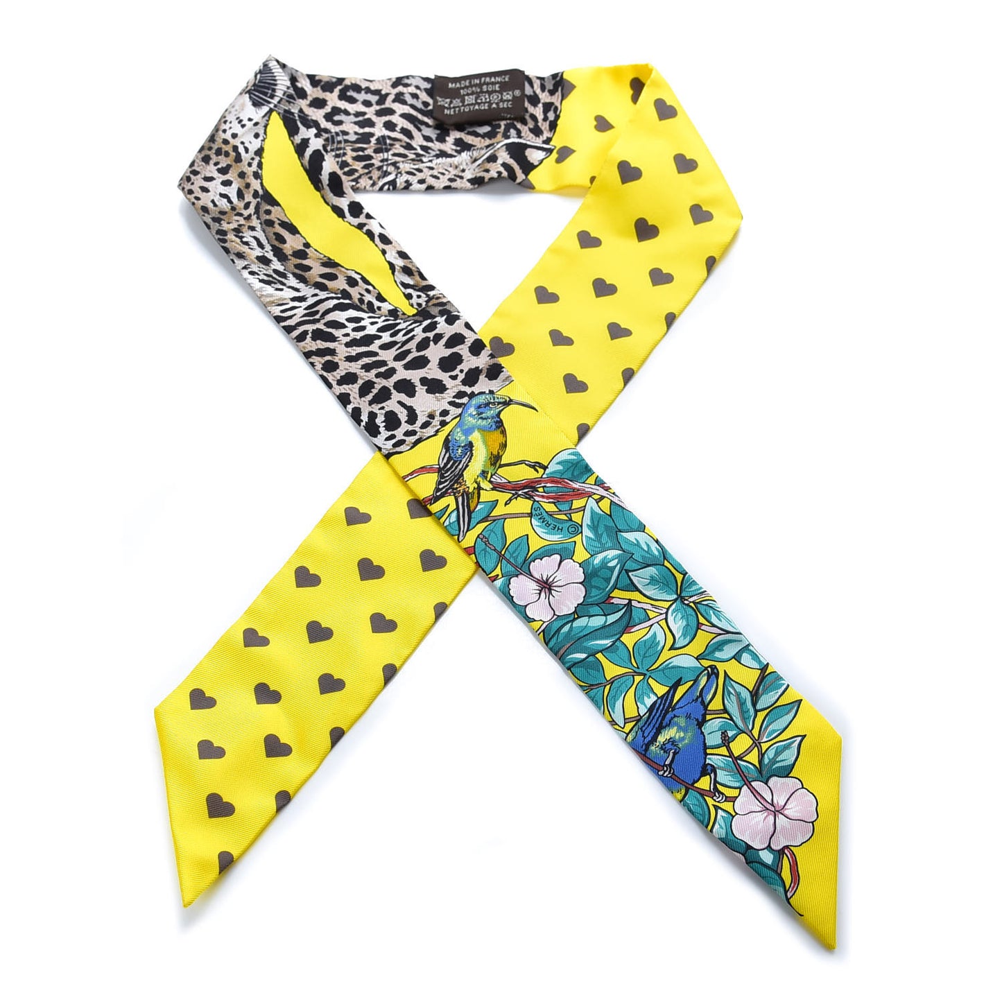 Silk Jungle Love Love Twilly Jaune Vif Canard
