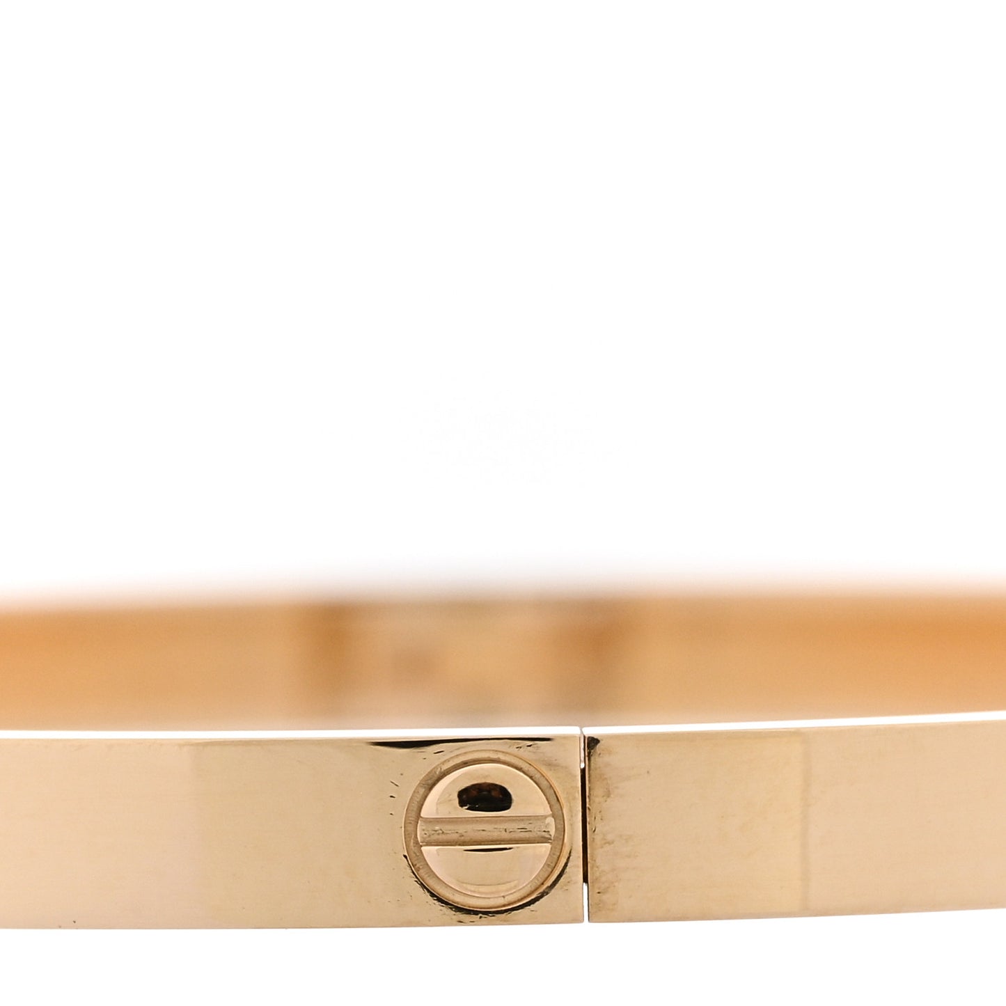 18K Yellow Gold Small LOVE Bracelet 17