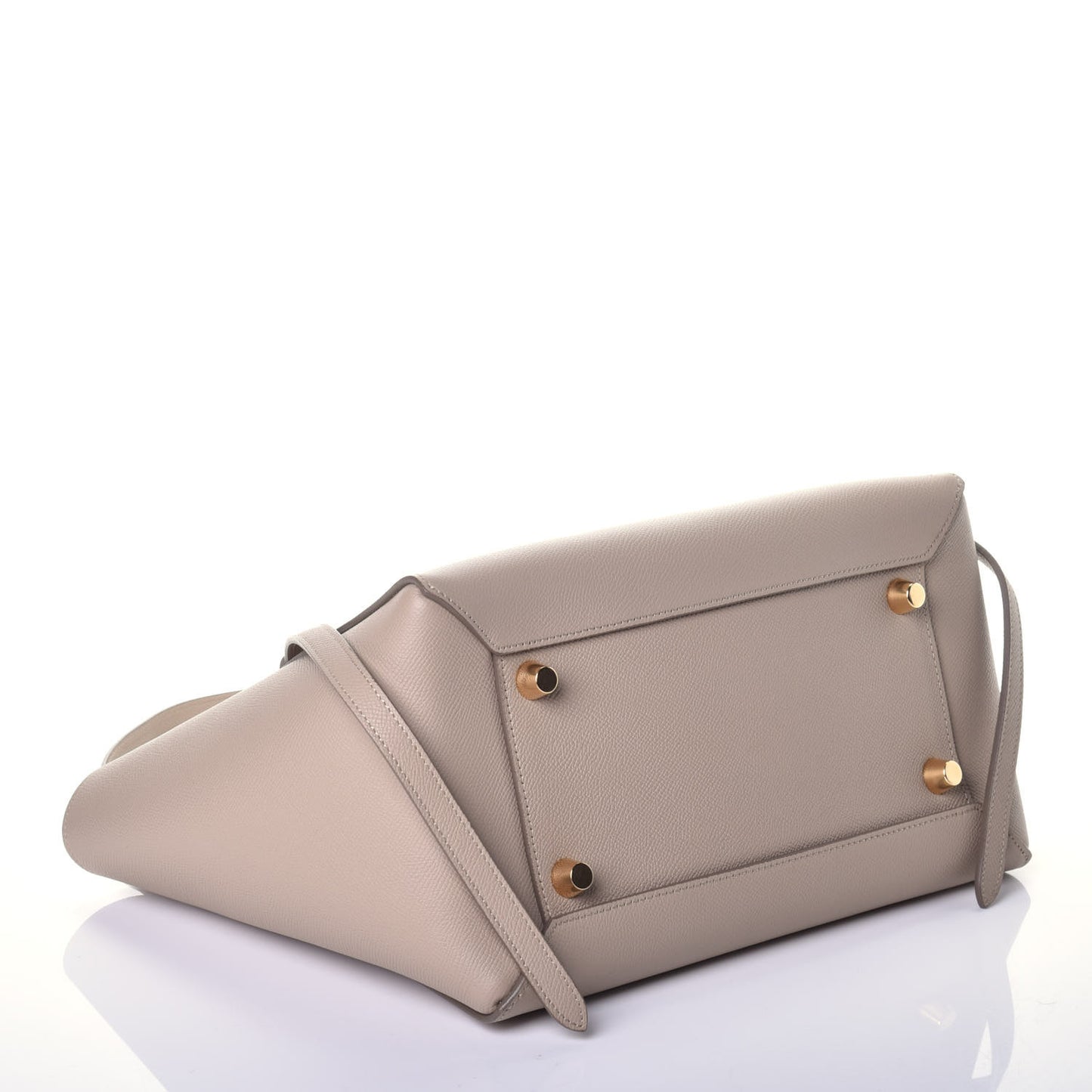 Grained Calfskin Mini Belt Bag Light Taupe
