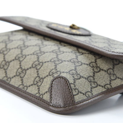 Gucci GG Supreme Monogram Neo Vintage Web Belt Bag Brown 6 of 9