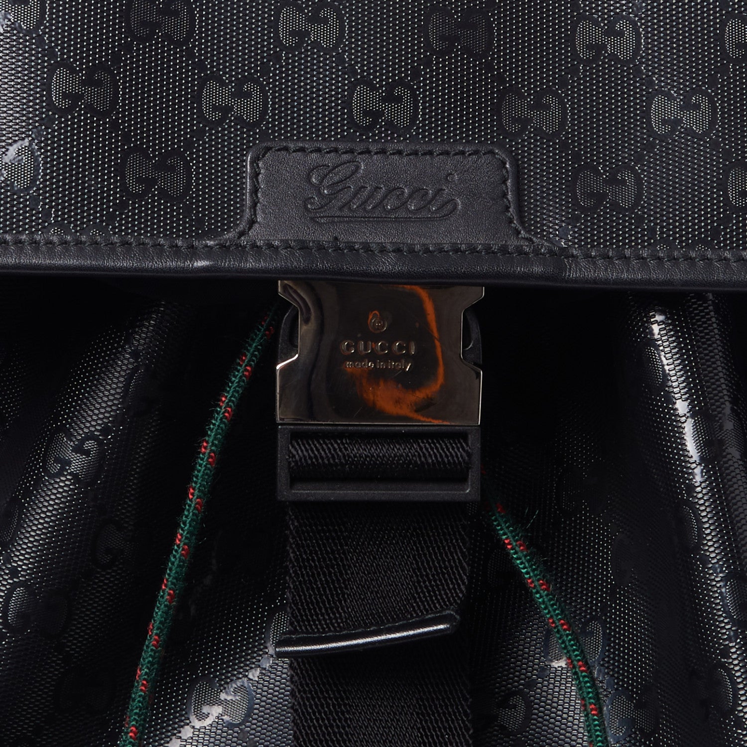 Gucci Imprime Monogram Web 500 Backpack Black 6 of 8