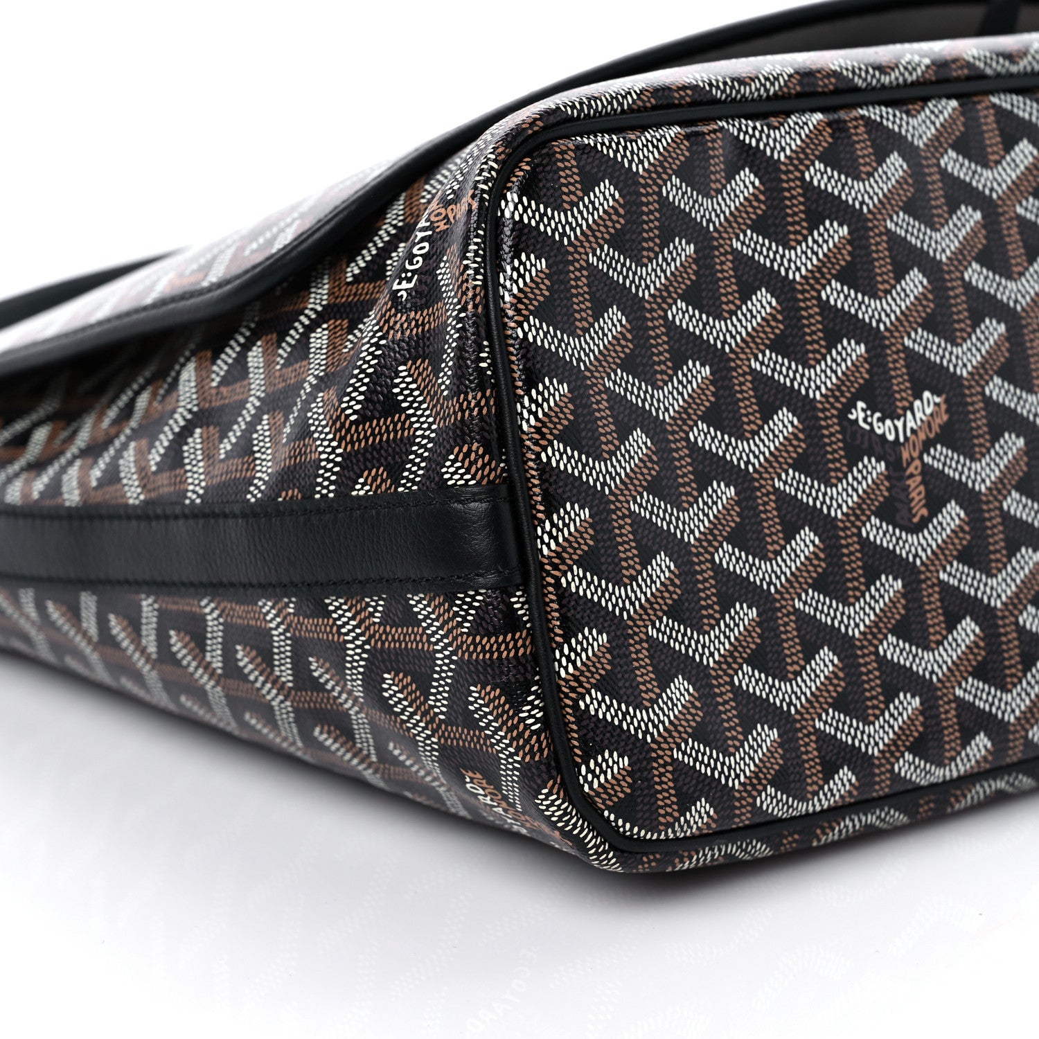 Goyard Goyardine Capetien Messenger Bag Black 7 of 10