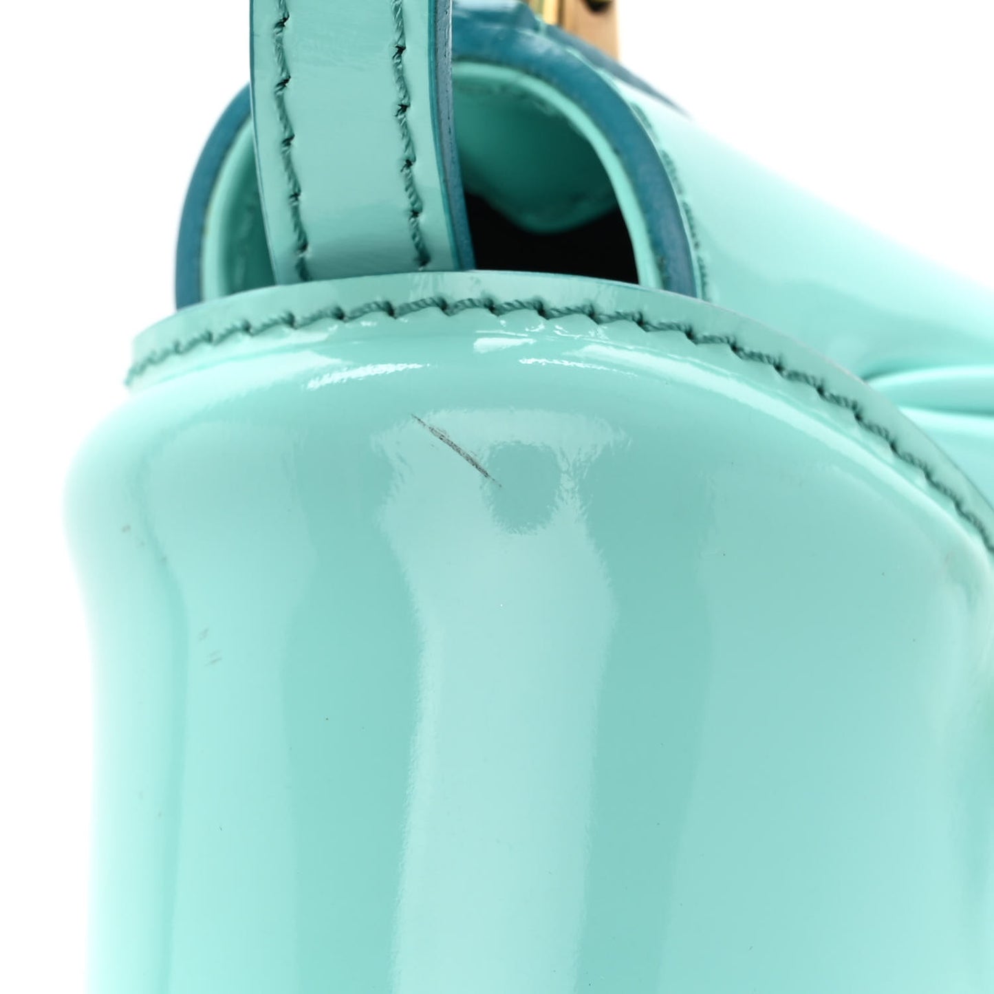 Patent Leather Leigh Small Crossbody Bag Opal