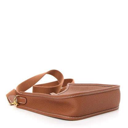 Hermes Taurillon Clemence Evelyne TPM Gold 4 of 10