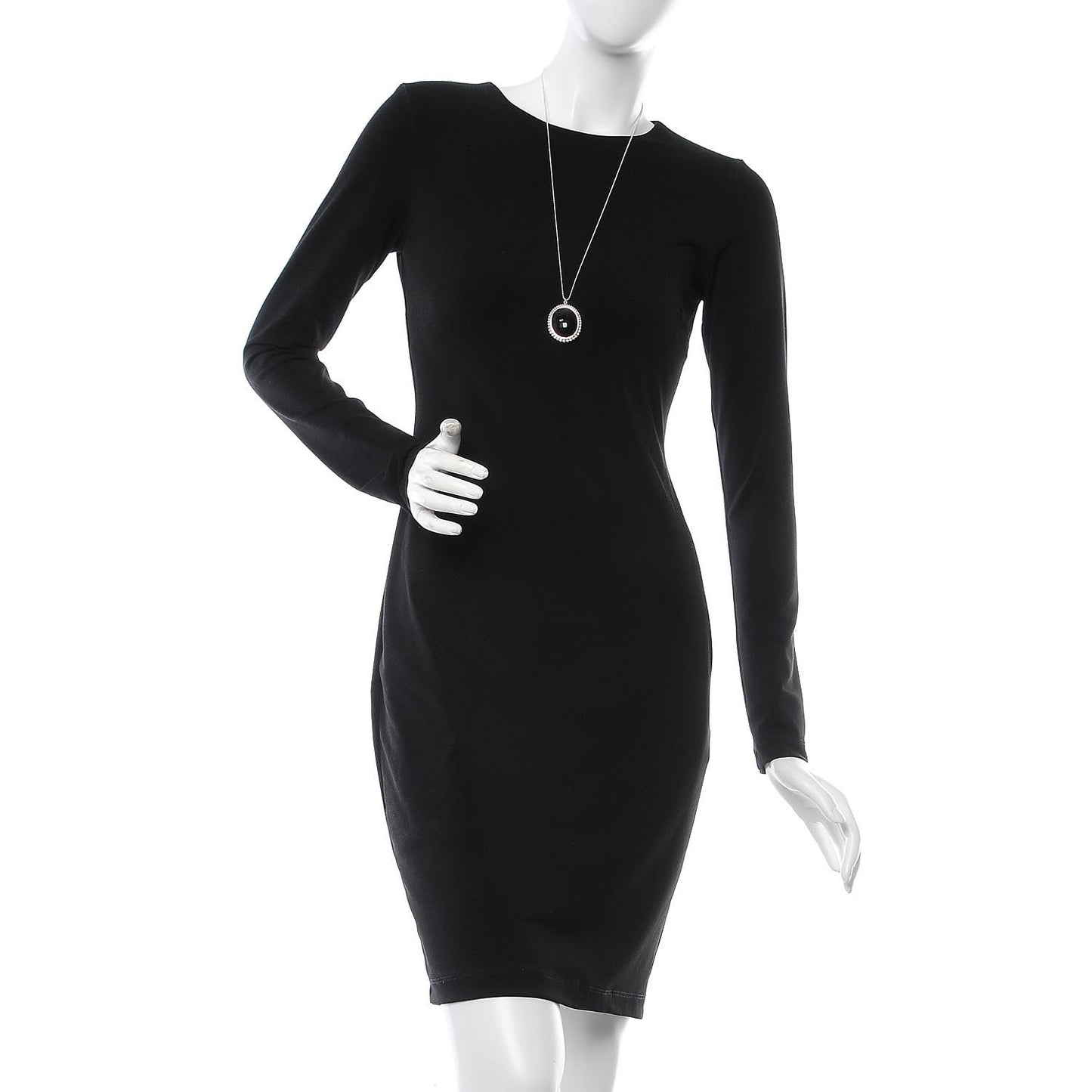 Sterling Silver Onyx Ziegfeld Oval Pendant Necklace
