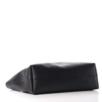 Saint Laurent Calfskin Large Shopping Tote Black 4 of 10