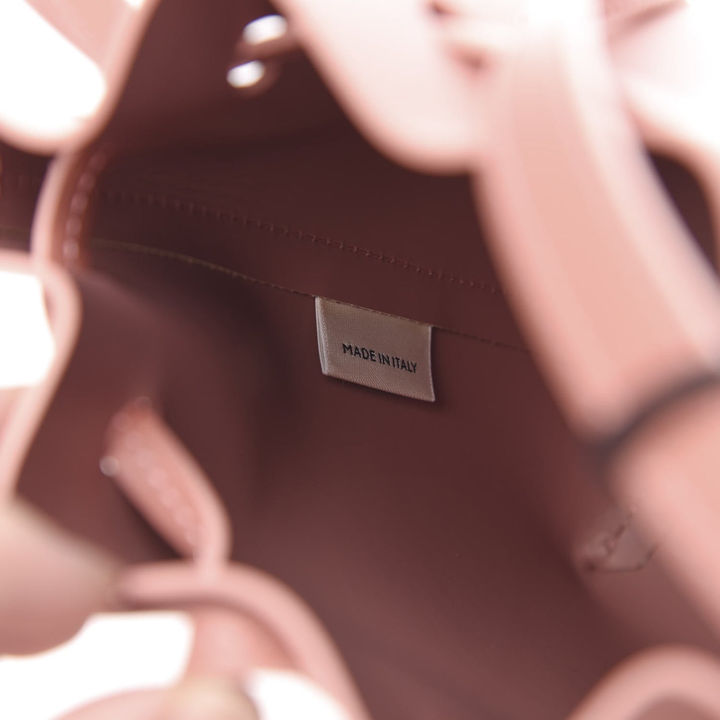 Calfskin Mini Mini Bucket Bag Blush