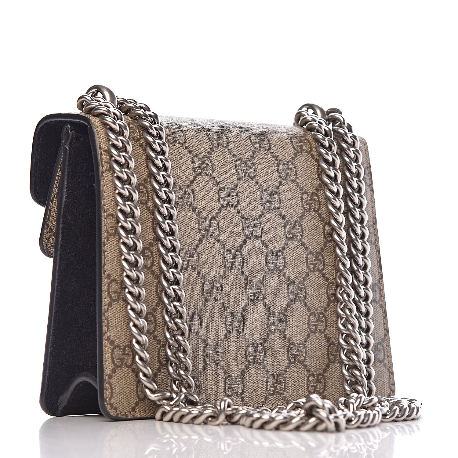 Gucci GG Supreme Monogram Mini Dionysus Shoulder Bag Black 3 of 10